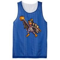 Turkey Playing Basketball Thanksgiving Boys Turkey Gift Mesh Reversible Basketball Jersey Tank