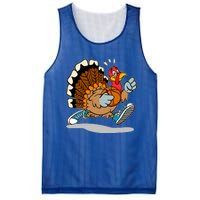 Turkey Playing Basketball Thanksgiving Boys Turkey Gift Mesh Reversible Basketball Jersey Tank