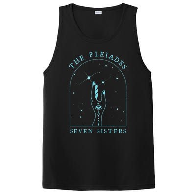 The Pleiades Boho Celestial Illustration For Women PosiCharge Competitor Tank