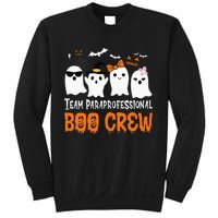 Team Paraprofessional Boo Crew Halloween Ghost Sweatshirt