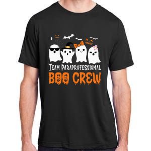 Team Paraprofessional Boo Crew Halloween Ghost Adult ChromaSoft Performance T-Shirt