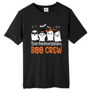 Team Paraprofessional Boo Crew Halloween Ghost Tall Fusion ChromaSoft Performance T-Shirt