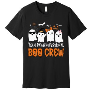 Team Paraprofessional Boo Crew Halloween Ghost Premium T-Shirt