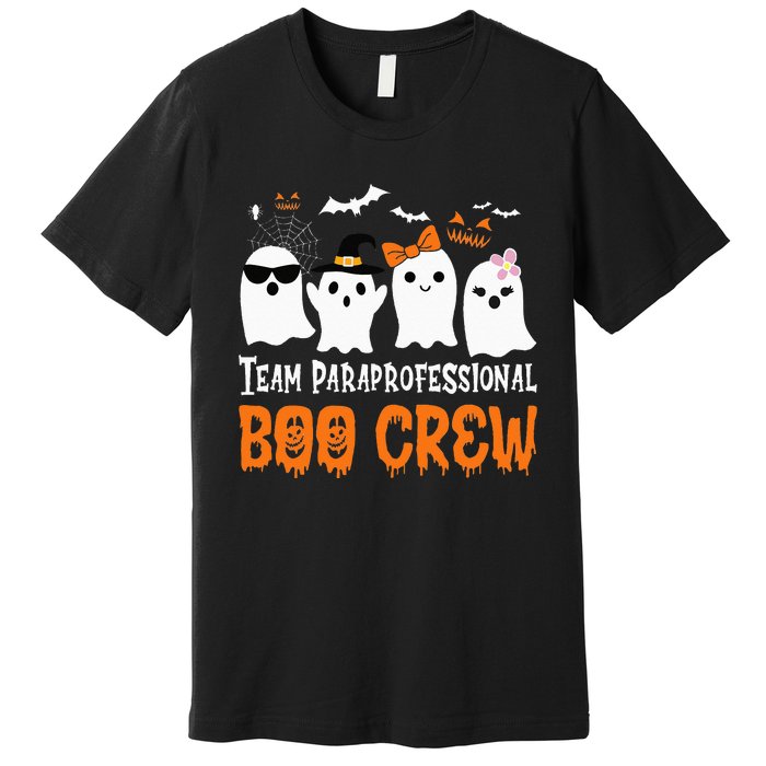 Team Paraprofessional Boo Crew Halloween Ghost Premium T-Shirt