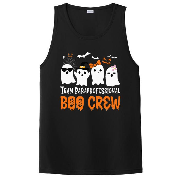 Team Paraprofessional Boo Crew Halloween Ghost PosiCharge Competitor Tank