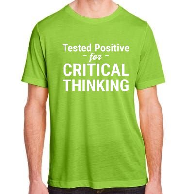 Tested Positive Critical Thinking Libertarian Conservative Adult ChromaSoft Performance T-Shirt