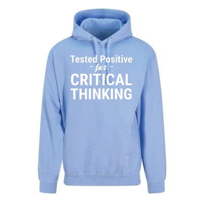 Tested Positive Critical Thinking Libertarian Conservative Unisex Surf Hoodie