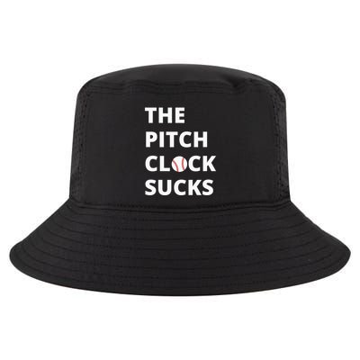 The Pitch Clock Sucks Pitching Shot Clock Baseball Pitcher Cool Comfort Performance Bucket Hat