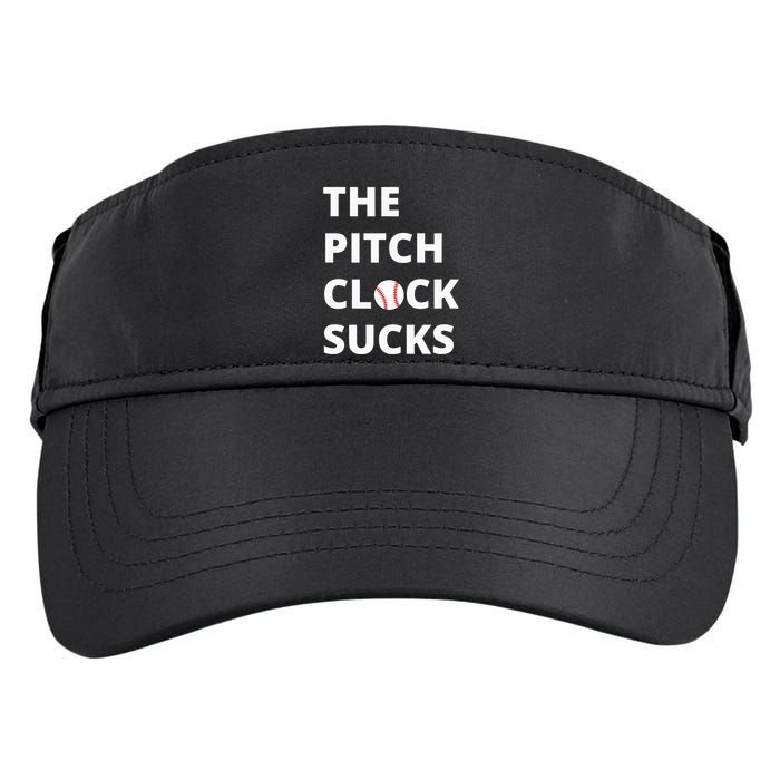 The Pitch Clock Sucks Pitching Shot Clock Baseball Pitcher Adult Drive Performance Visor