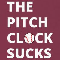 The Pitch Clock Sucks Pitching Shot Clock Baseball Pitcher 16oz Travel Tumbler