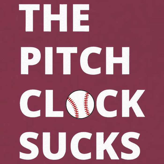 The Pitch Clock Sucks Pitching Shot Clock Baseball Pitcher 16oz Travel Tumbler