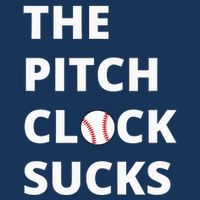 The Pitch Clock Sucks Pitching Shot Clock Baseball Pitcher Infant Baby Jersey Bodysuit
