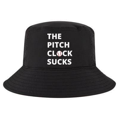 The Pitch Clock Sucks Pitching Shot Clock Baseball Pitcher Cool Comfort Performance Bucket Hat