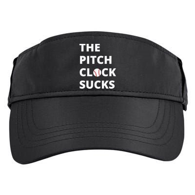 The Pitch Clock Sucks Pitching Shot Clock Baseball Pitcher Adult Drive Performance Visor