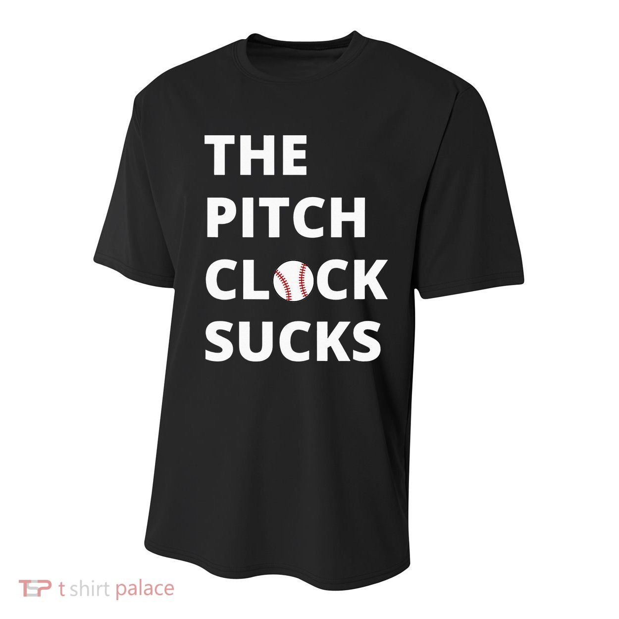 The Pitch Clock Sucks Pitching Shot Clock Baseball Pitcher Youth Performance Sprint T-Shirt