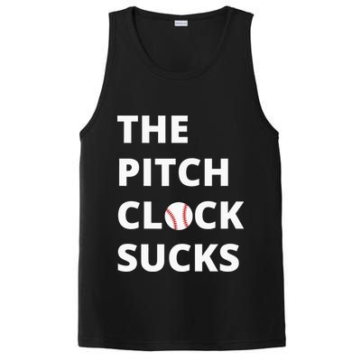 The Pitch Clock Sucks Pitching Shot Clock Baseball Pitcher PosiCharge Competitor Tank