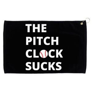 The Pitch Clock Sucks Pitching Shot Clock Baseball Pitcher Grommeted Golf Towel