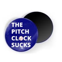 The Pitch Clock Sucks Pitching Shot Clock Baseball Pitcher Magnet
