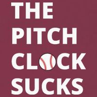 The Pitch Clock Sucks Pitching Shot Clock Baseball Pitcher 16oz Travel Tumbler