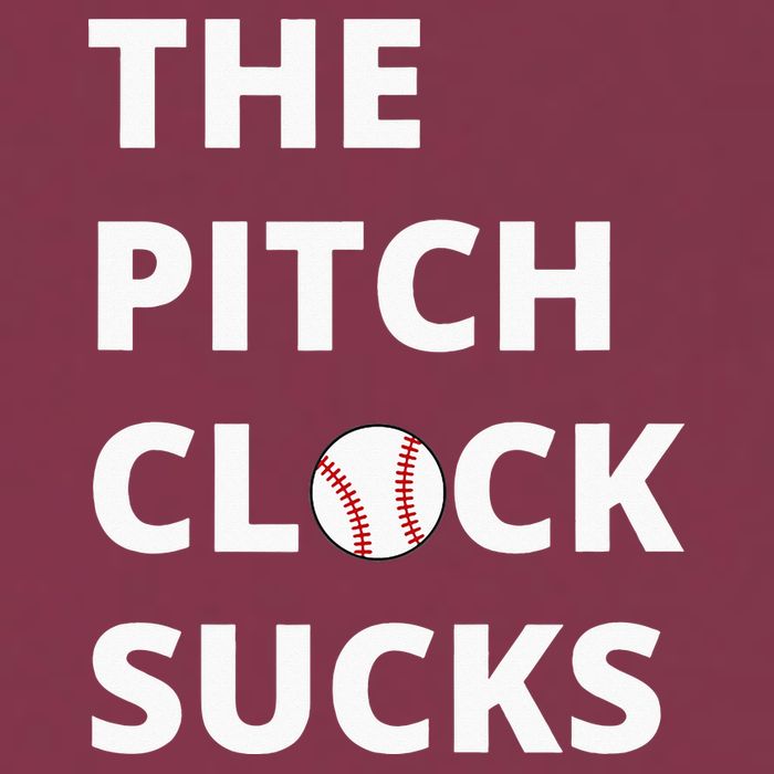 The Pitch Clock Sucks Pitching Shot Clock Baseball Pitcher 16oz Travel Tumbler