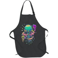 Trippy Psychedelic Colorful Jellyfish Apron