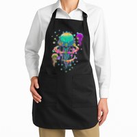 Trippy Psychedelic Colorful Jellyfish Apron