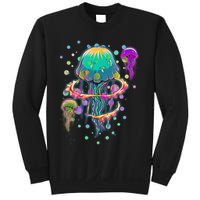 Trippy Psychedelic Colorful Jellyfish Sweatshirt