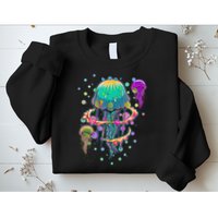 Trippy Psychedelic Colorful Jellyfish Sweatshirt