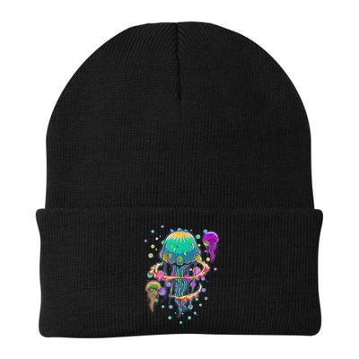 Trippy Psychedelic Colorful Jellyfish Beanie