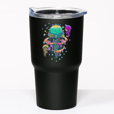Trippy Psychedelic Colorful Jellyfish Tumbler