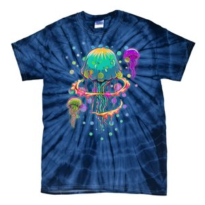 Trippy Psychedelic Colorful Jellyfish Tie-Dye T-Shirt