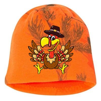 Turkey Pilgrim Costume For Thanksgiving Kati - Camo Knit Beanie