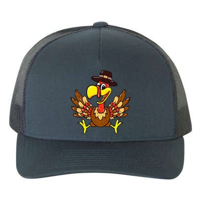 Turkey Pilgrim Costume For Thanksgiving Yupoong Adult 5-Panel Trucker Hat