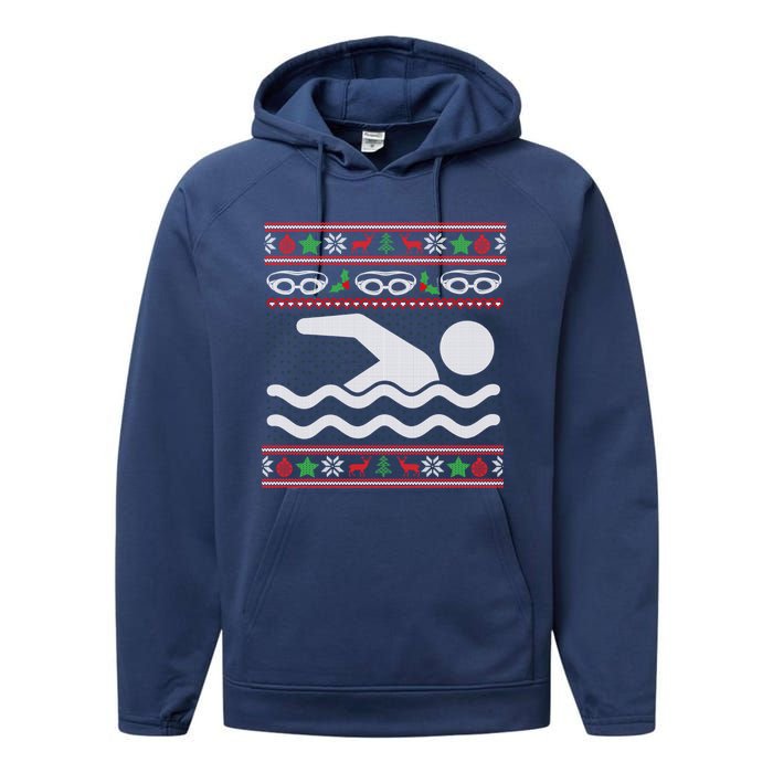 The Perfect Christmas Gift For Swimmers Performance Fleece Hoodie