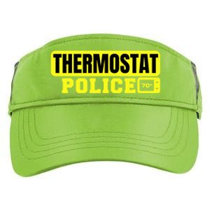 Thermostat Police Cool Funny Fathers Day Dad Jokes Cute Gift Adult Drive Performance Visor