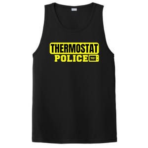 Thermostat Police Cool Funny Fathers Day Dad Jokes Cute Gift PosiCharge Competitor Tank