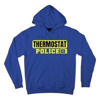 Thermostat Police Cool Funny Fathers Day Dad Jokes Cute Gift Hoodie