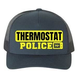 Thermostat Police Cool Funny Fathers Day Dad Jokes Cute Gift Yupoong Adult 5-Panel Trucker Hat