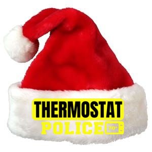 Thermostat Police Cool Funny Fathers Day Dad Jokes Cute Gift Premium Christmas Santa Hat