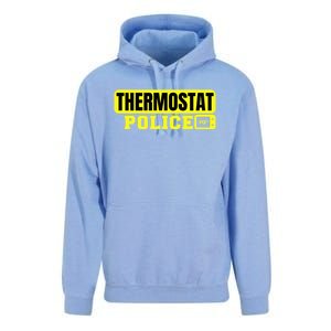 Thermostat Police Cool Funny Fathers Day Dad Jokes Cute Gift Unisex Surf Hoodie