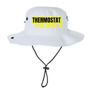 Thermostat Police Cool Funny Fathers Day Dad Jokes Cute Gift Legacy Cool Fit Booney Bucket Hat