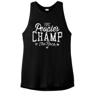 The People’S Champ Ladies PosiCharge Tri-Blend Wicking Tank