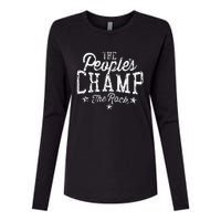 The People’S Champ Womens Cotton Relaxed Long Sleeve T-Shirt