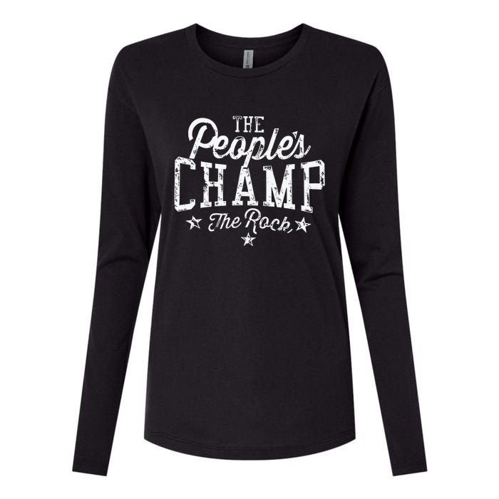 The People’S Champ Womens Cotton Relaxed Long Sleeve T-Shirt