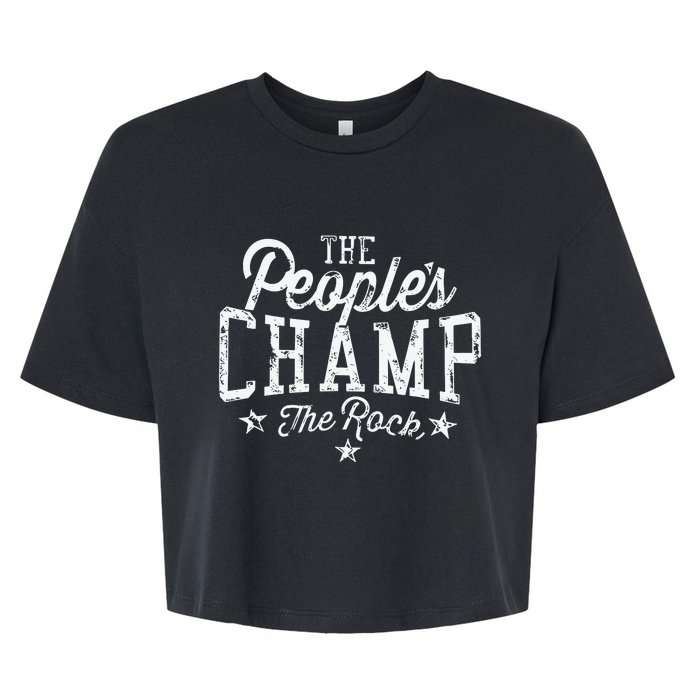 The People’S Champ Bella+Canvas Jersey Crop Tee