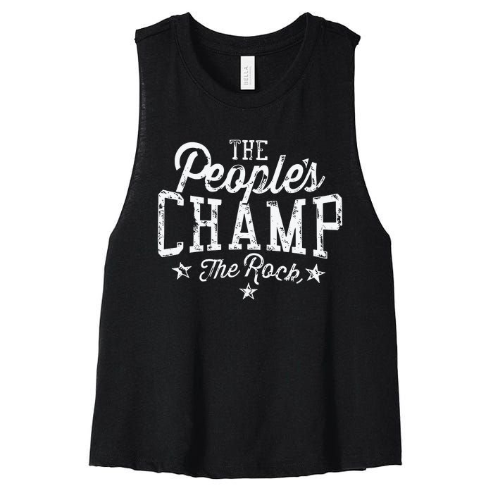 The People’S Champ Women's Racerback Cropped Tank