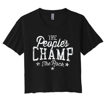 The People’S Champ Women's Crop Top Tee