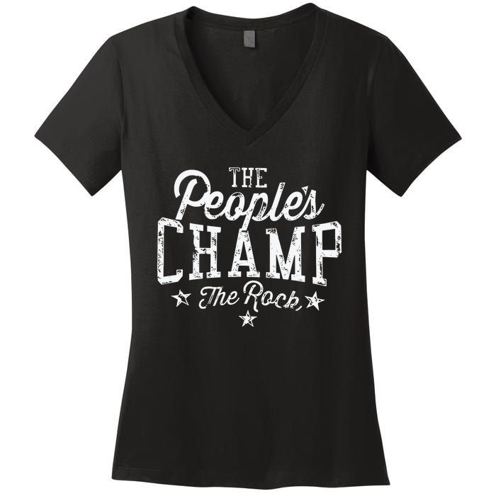 The People’S Champ Women's V-Neck T-Shirt