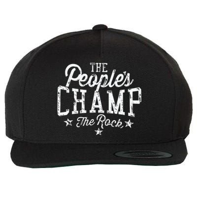 The People’S Champ Wool Snapback Cap