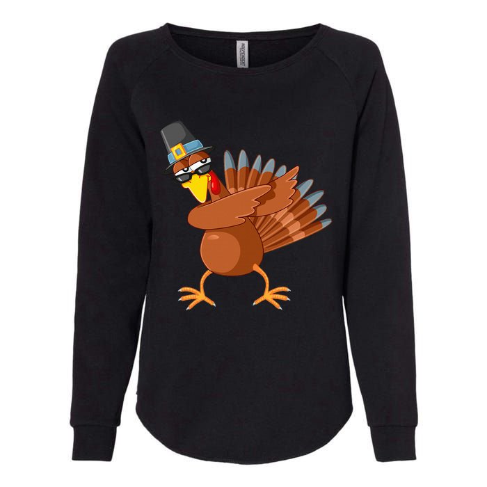 Thanksgiving Pilgrim Costume Cool Turkey Dabbing Womens California Wash Sweatshirt